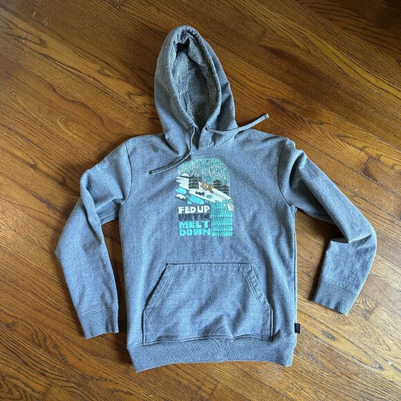 Patagonia Hoodie Fed Up with Melt Down sz Small - Picture 1 of 7